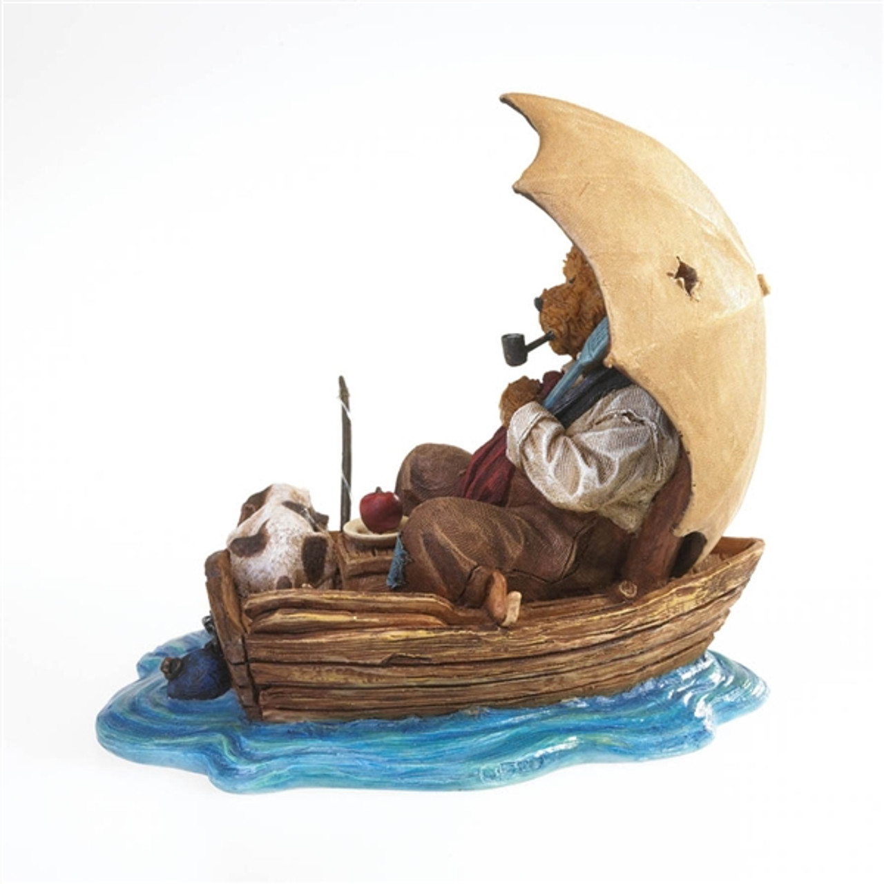 Norman Rockwell Clothtique Figurine Gone Fishing