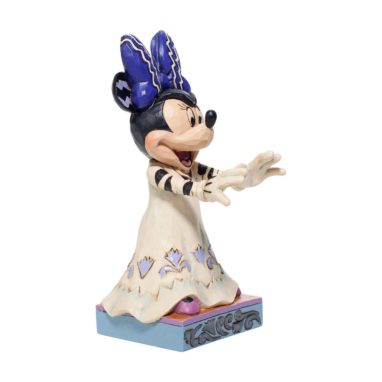 Disney Traditions Halloween Minnie Bride of Frankenstein Figurine