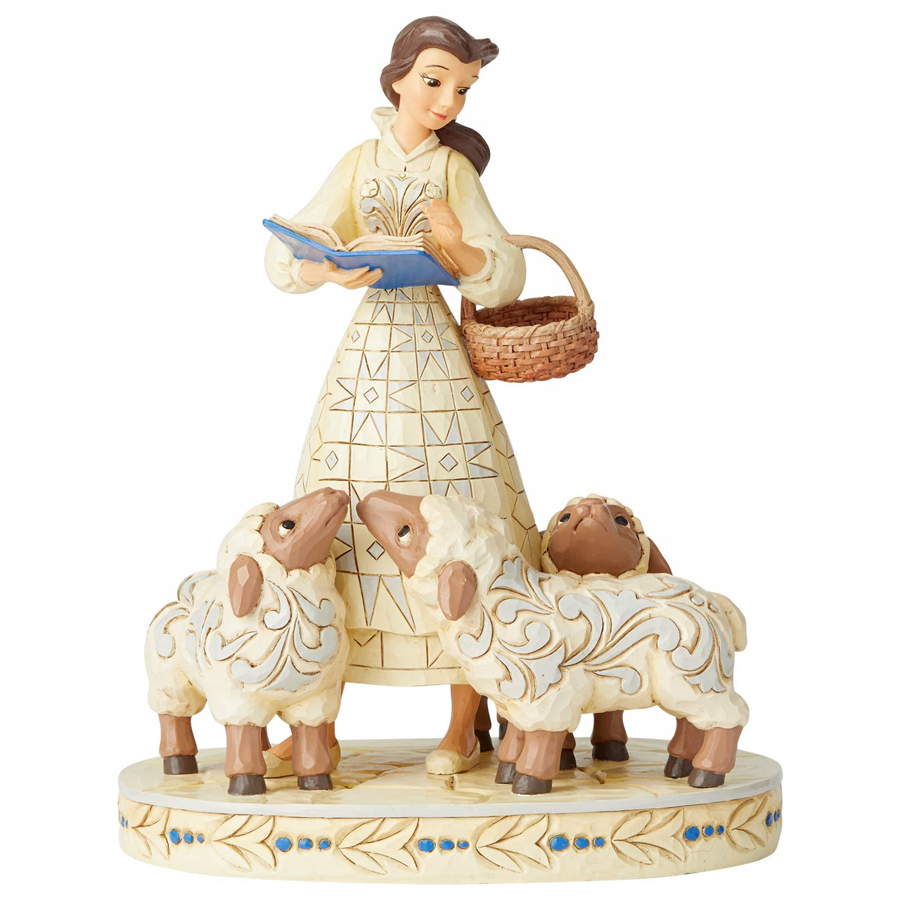 Disney Traditions Belle White Woodland Beauty and the Beast Statue