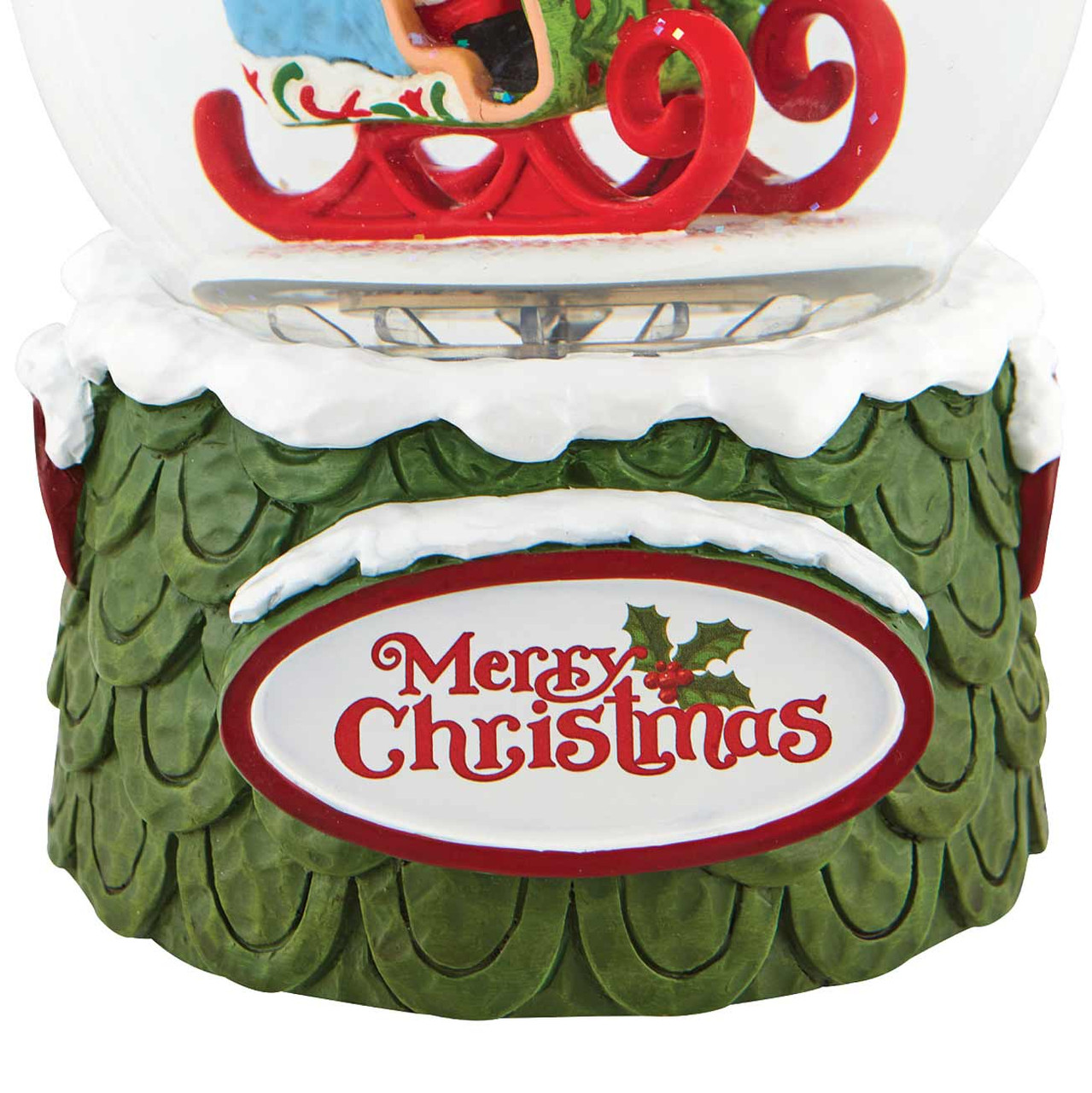 【ディズニークラッシック】MusicalWaterball Disney Traditions Mickey and Pluto Christmas Musical Waterball
