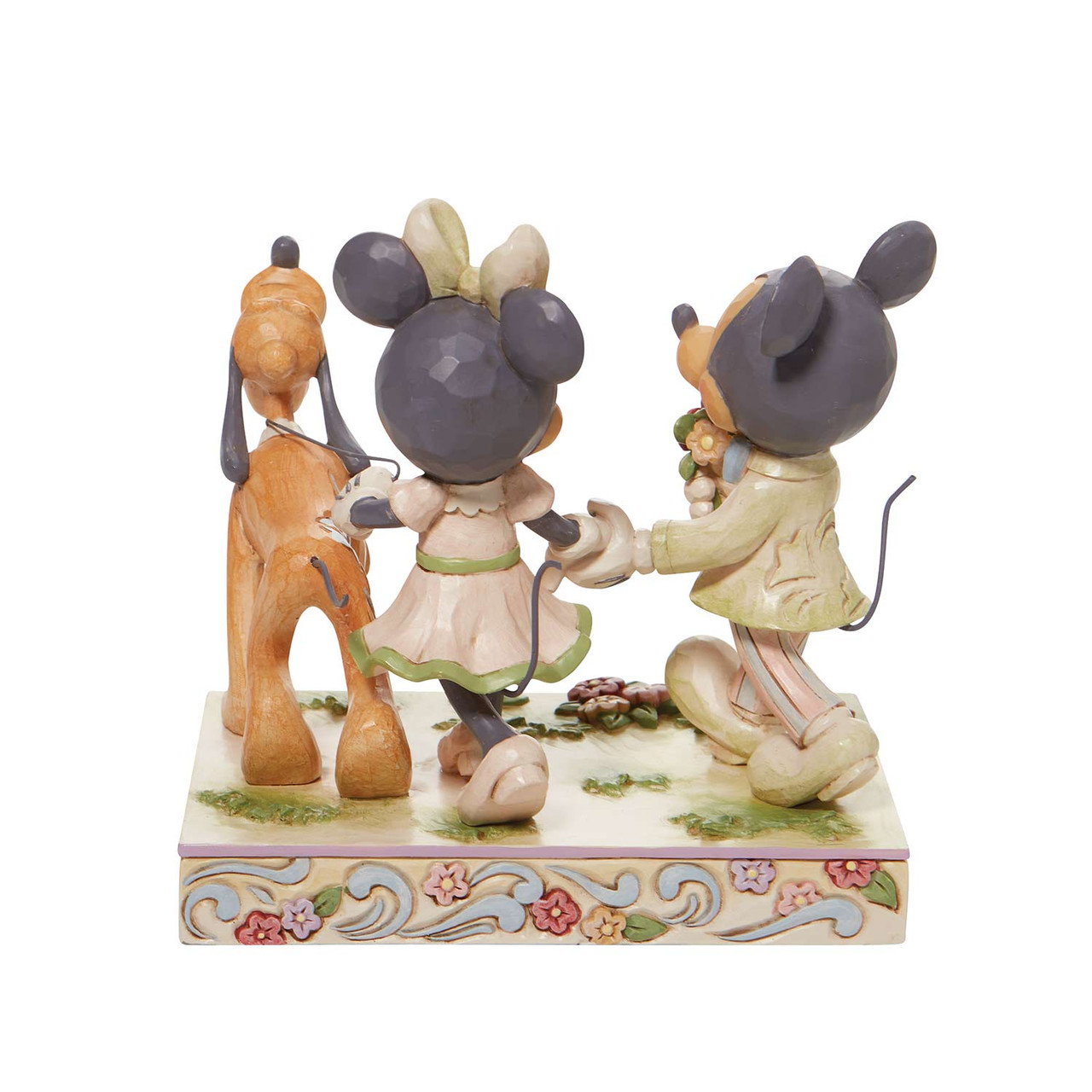Disney Traditions White Woodland Mickey & Minnie Statue, 6010101