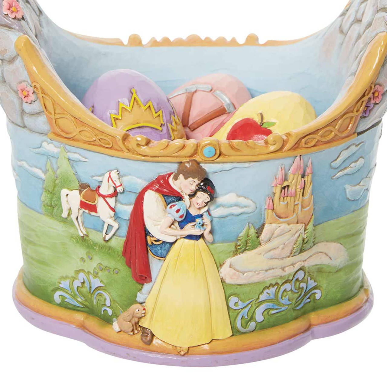 Enesco Disney Traditions Jim Shore Snow White Basket & Eggs 8.6 Easter.  READ