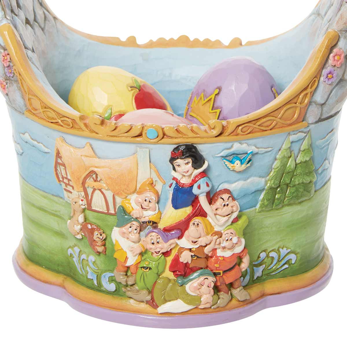 Disney Traditions Snow White Basket with Eggs by Jim Shore