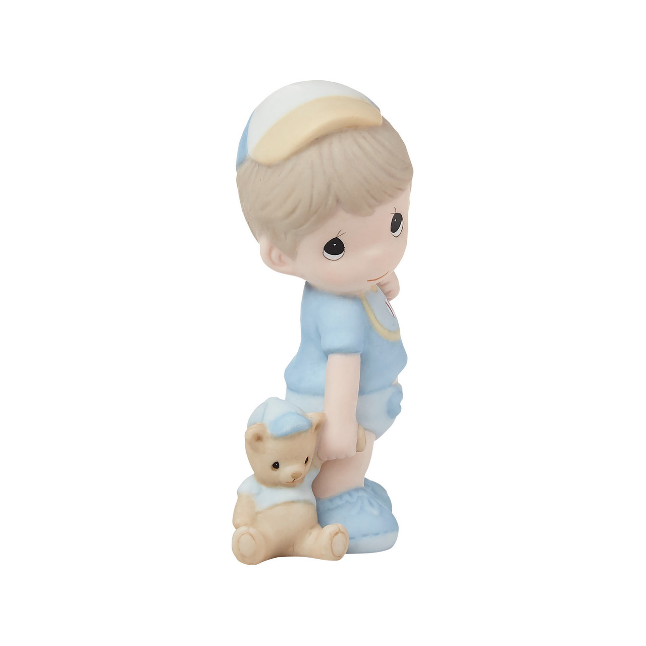 Precious Moments 222019 Oh Boy ビスク磁器フィギュア Precious Moments \u0027Oh Boy!\u0027 Boy Toddler Figurine, 222019