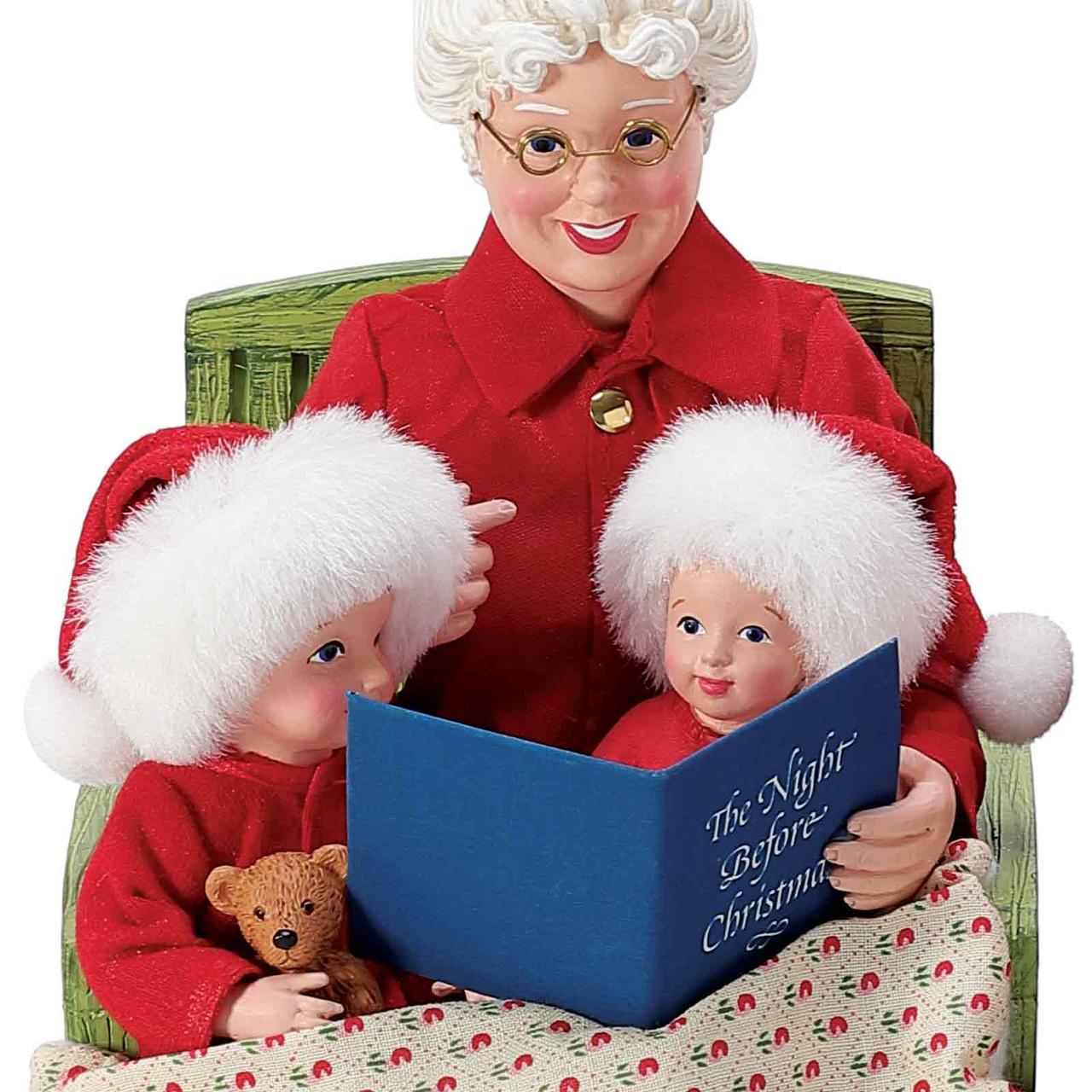Possible Dreams 'Storytime' Santa and Mrs. Claus 2-Piece Christmas