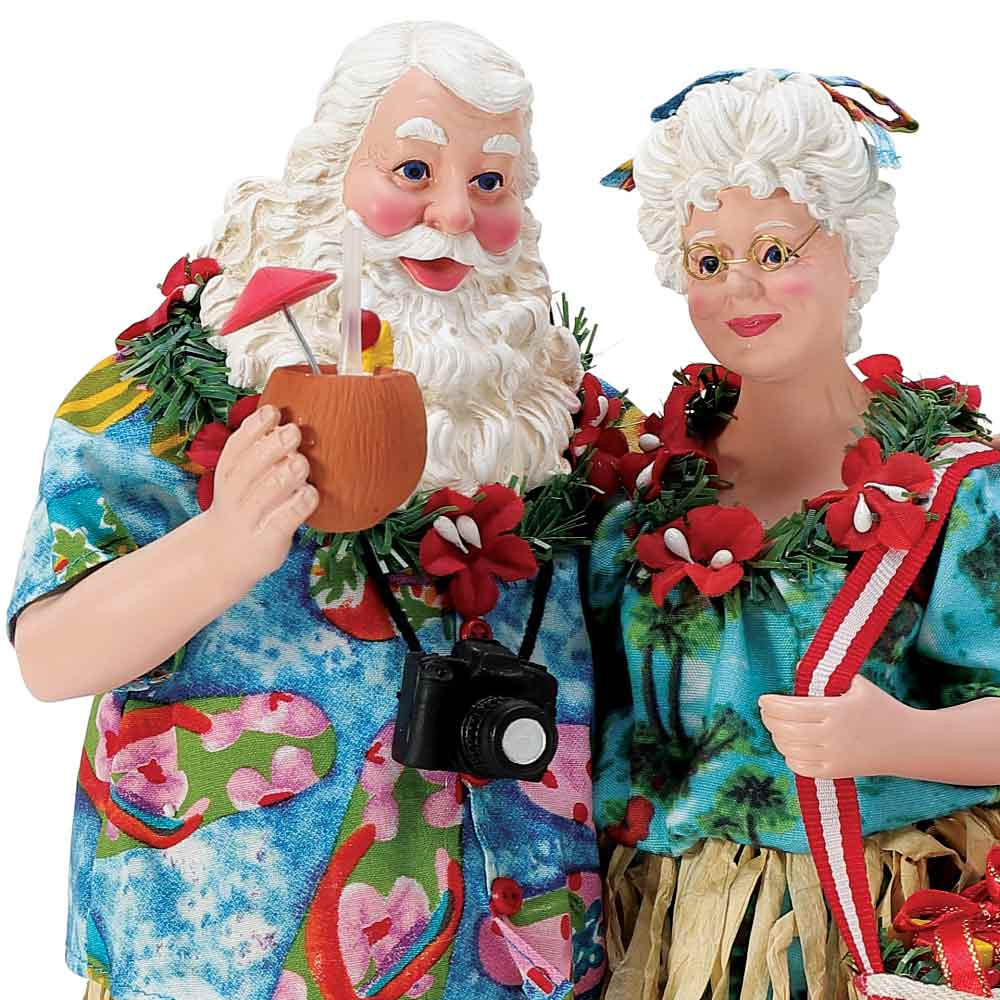 Possible Dreams Tourist Season Santa & Mrs. Claus in Hawaii