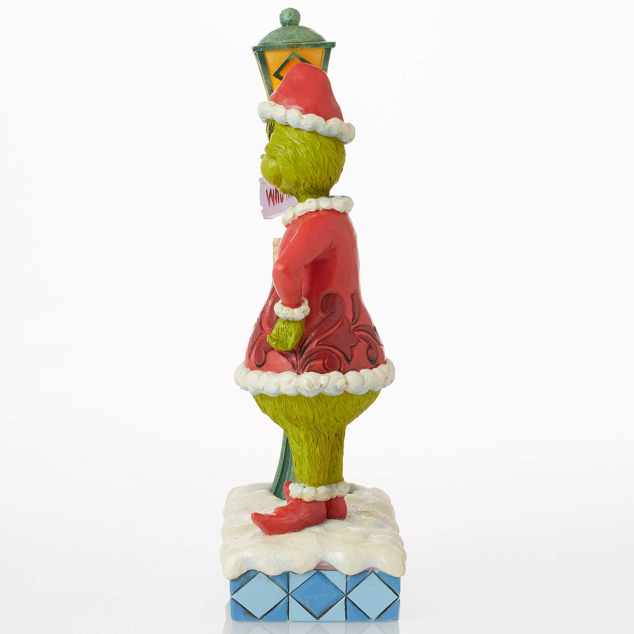 Grinch by Jim Shore Grinch by Lit Lampost with Signs Light-Up
