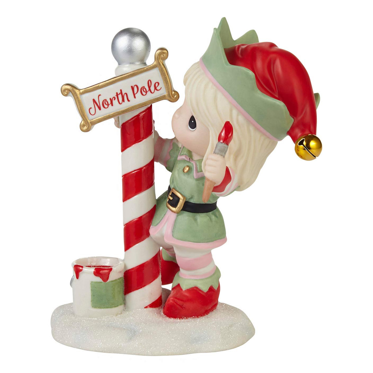 Precious Moments Greetings From North Pole 8th Annual Elf Series Figurine