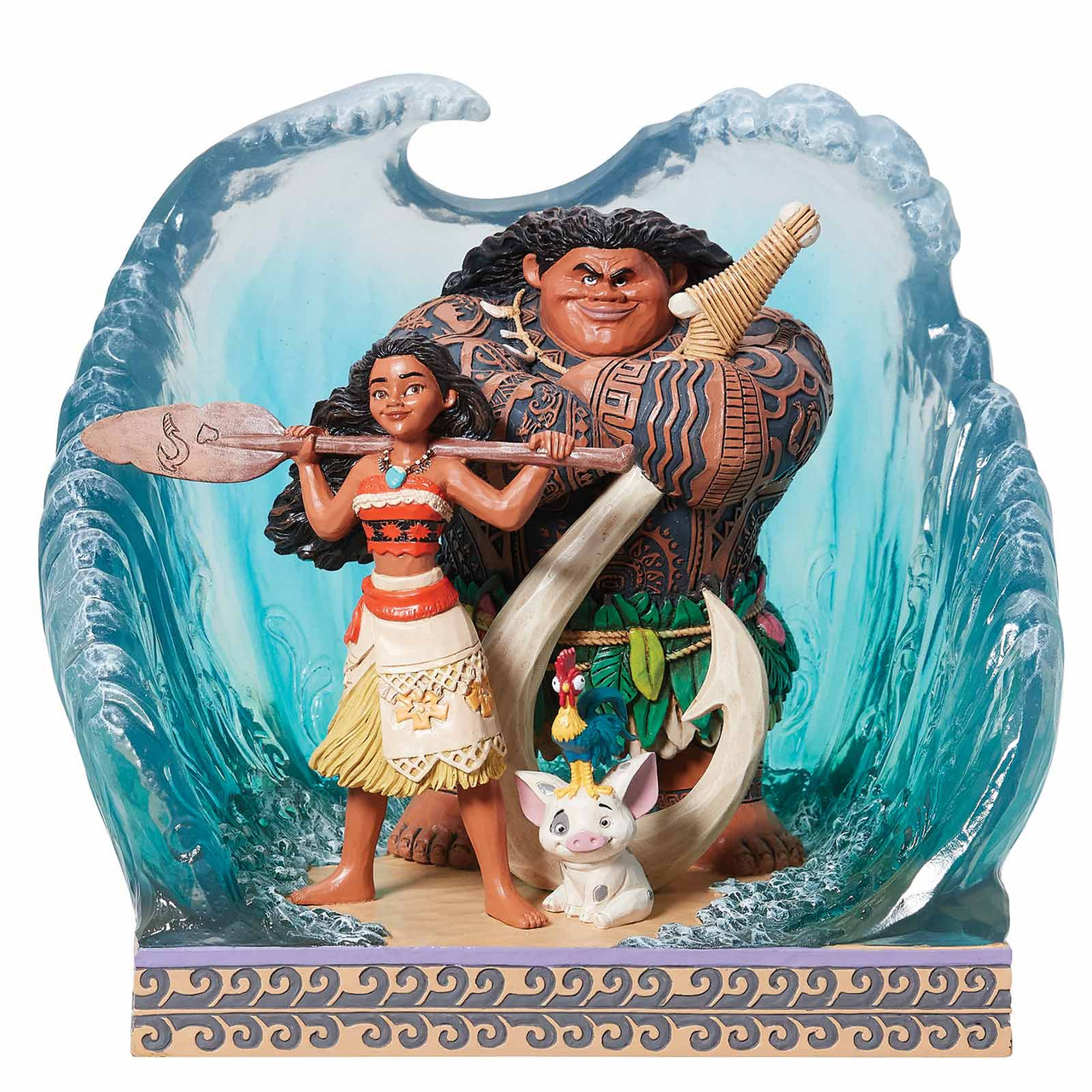 Disney Traditions Moana Wave Scene Statuette by Jim Shore, 6013076