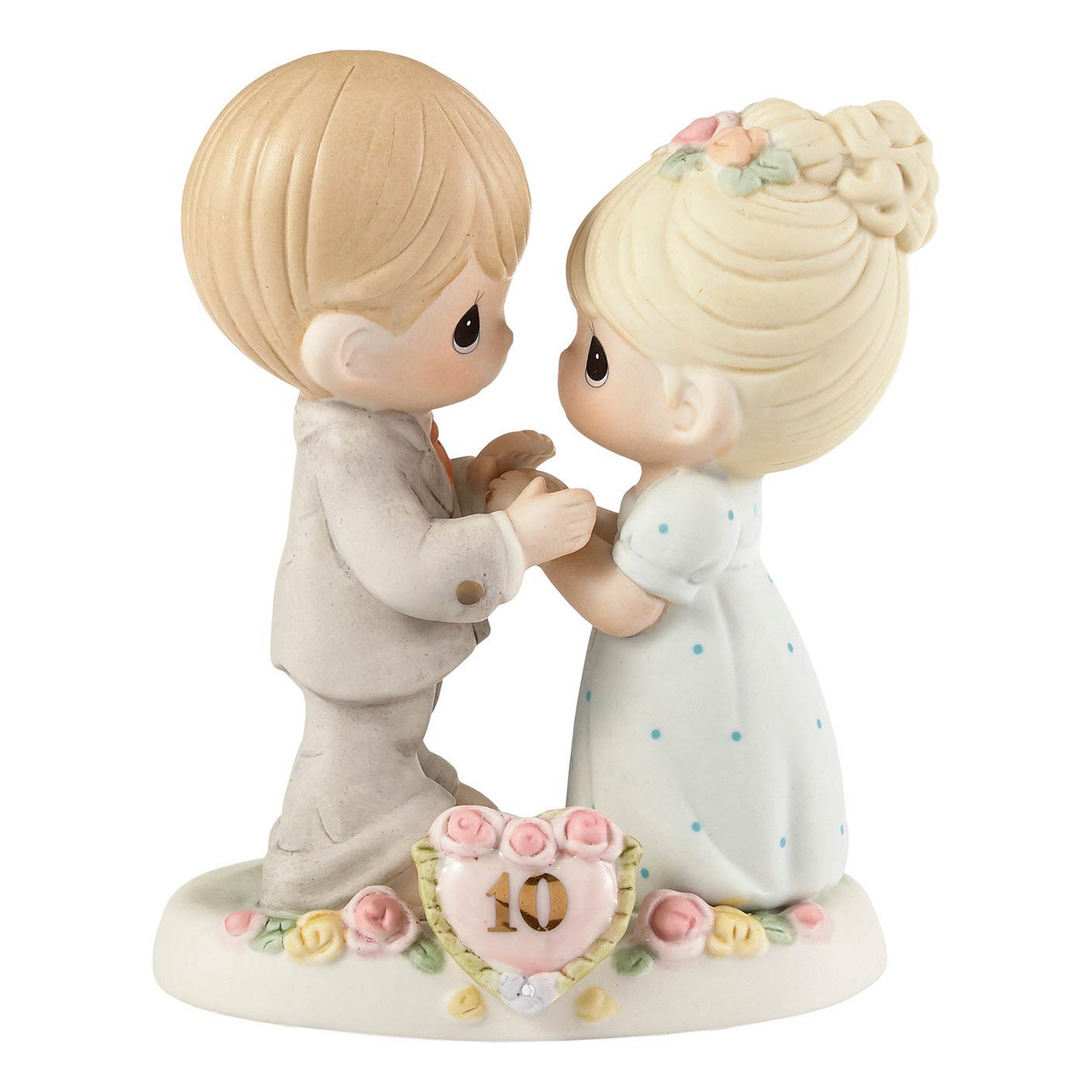 Precious Moments 'A Decade of Dreams Come True' 10th Wedding Anniversary  Figurine