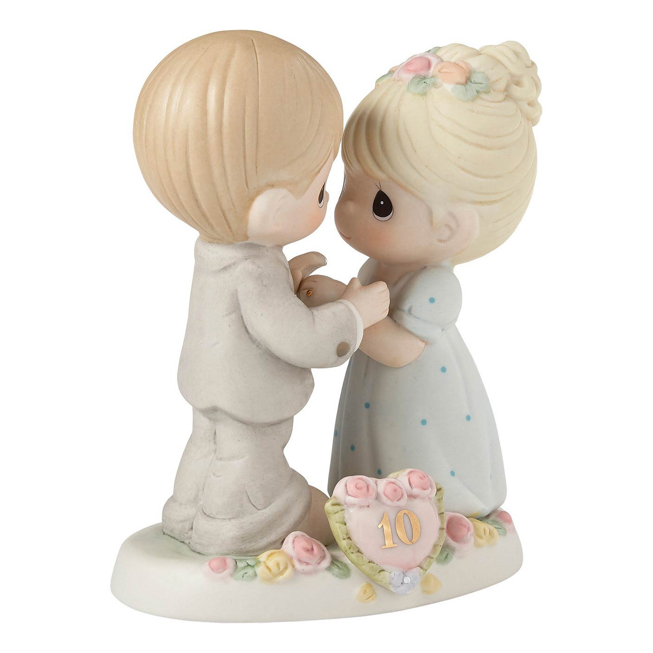 Precious Moments 'A Decade of Dreams Come True' 10th Wedding Anniversary  Figurine