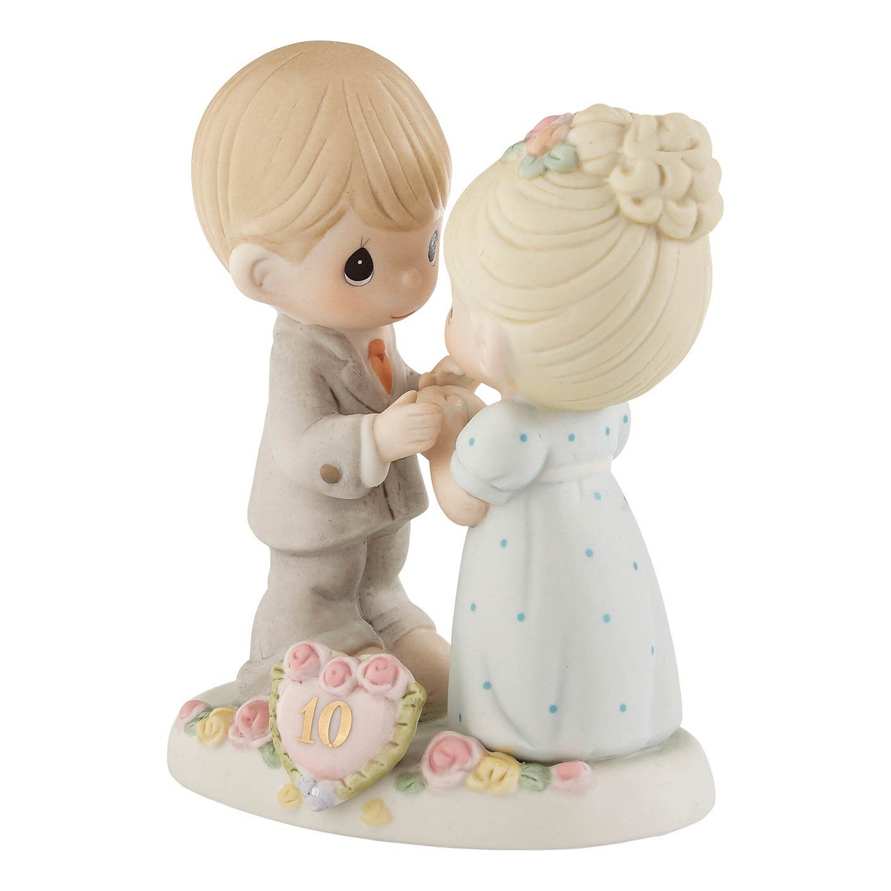 Precious Moments 'A Decade of Dreams Come True' 10th Wedding Anniversary  Figurine