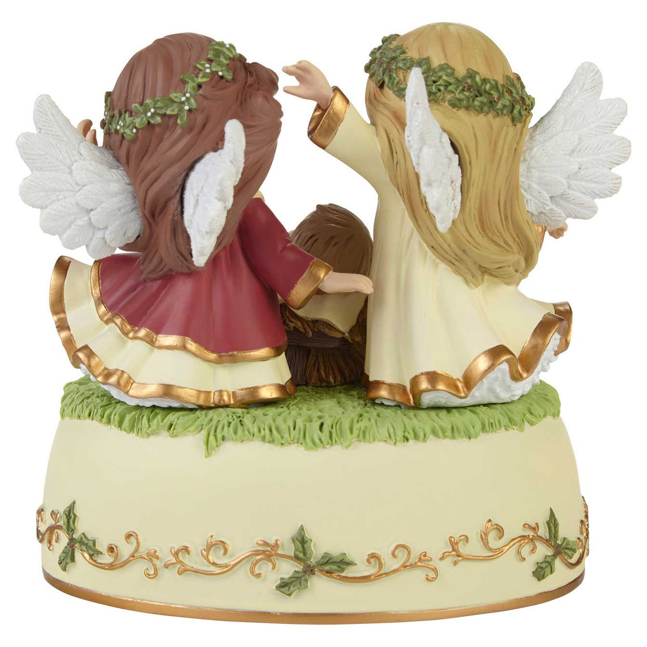 Precious Moments Angels with Baby Jesus Musical Figurine 'Away In