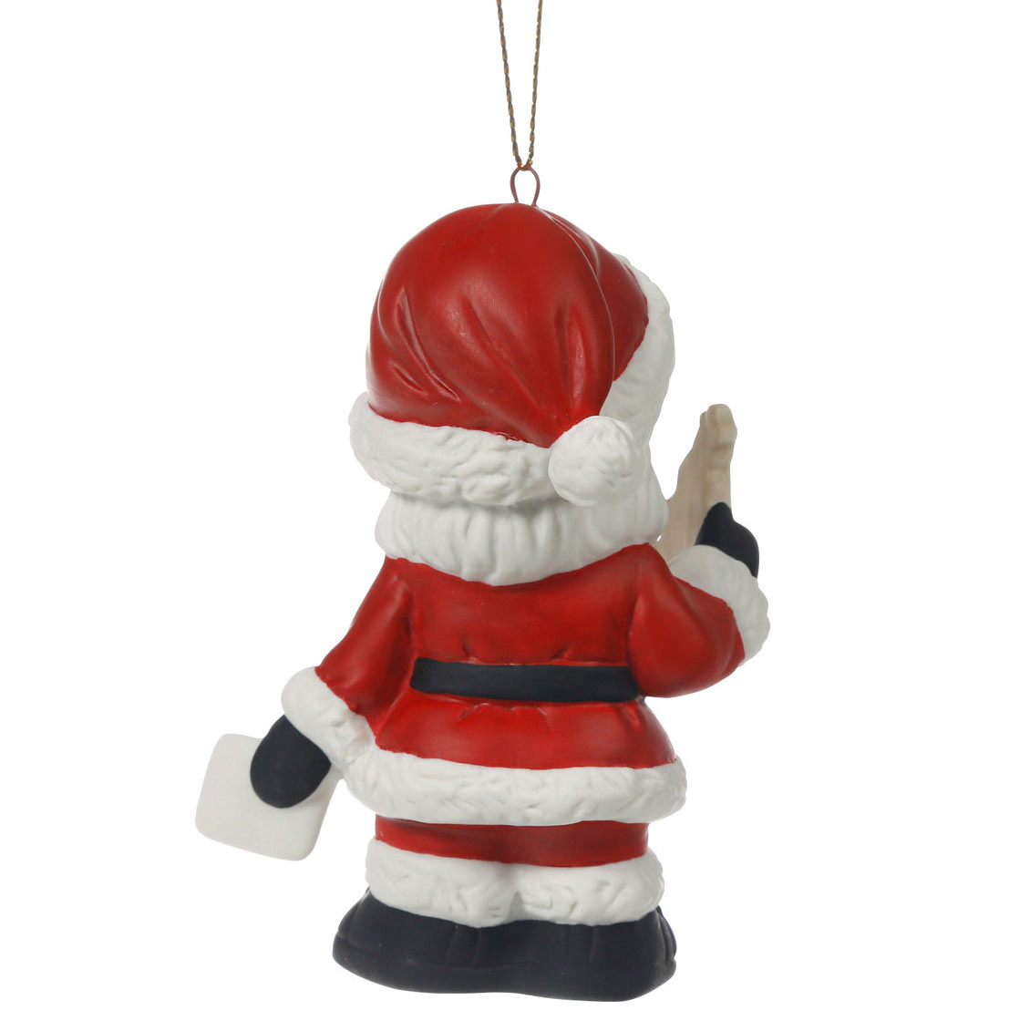 Precious Moments Santa Eating Cookies Porcelain Christmas Tree
