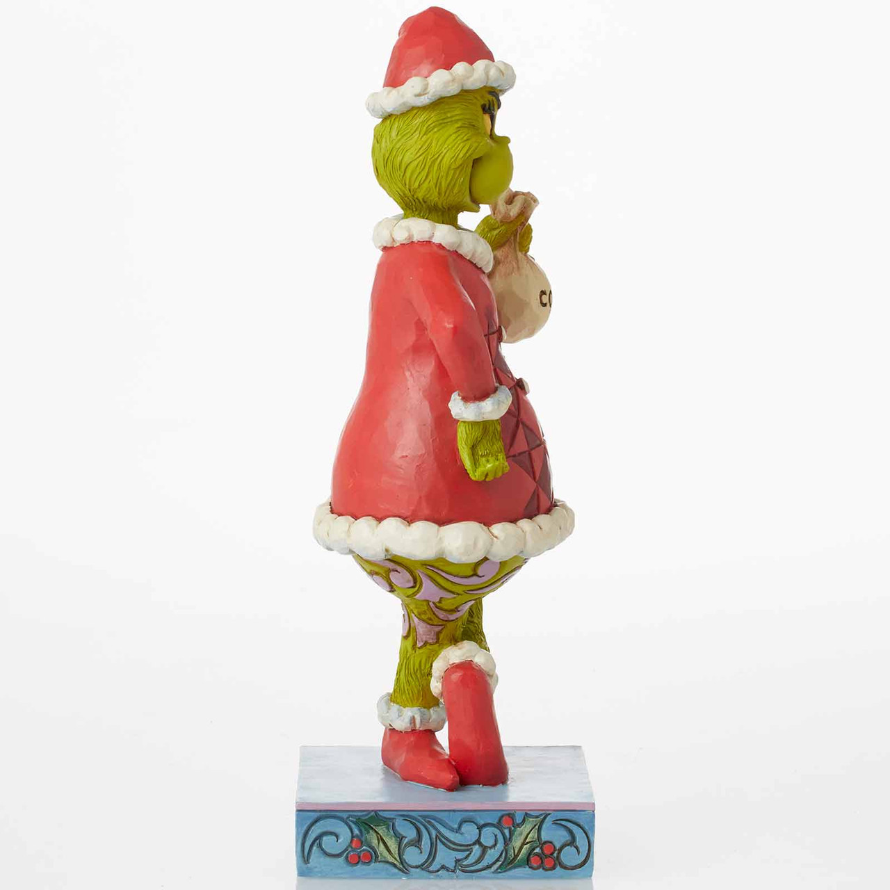Jim Shore Grinch with Bag of Coal 9-inch Christmas Figurine