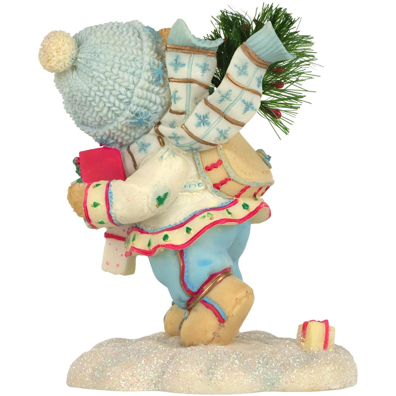 Cherished Teddies Erik & Inga Christmas Bears 2pc Figurine Set