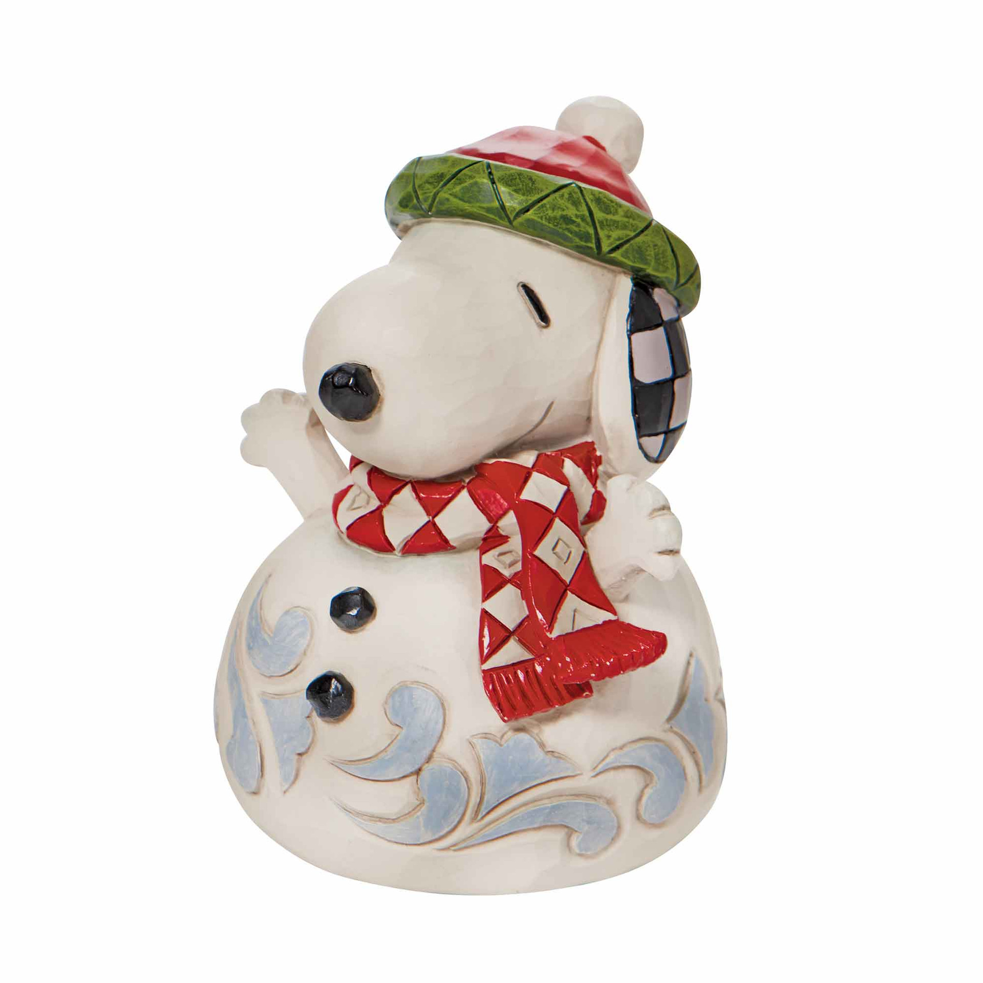 Peanuts by Jim Shore Snoopy Snowman Mini Figurine, 6010326 Flossie's
