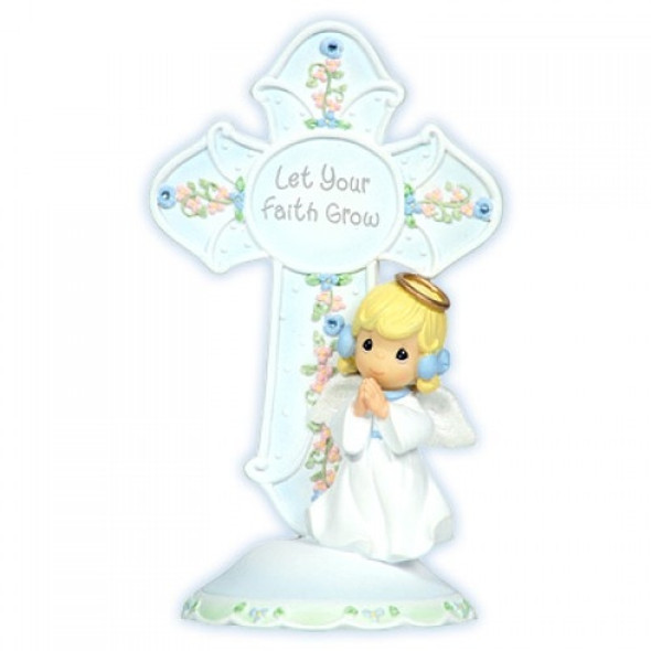 December Angel Birthstone Cross - Precious Moments