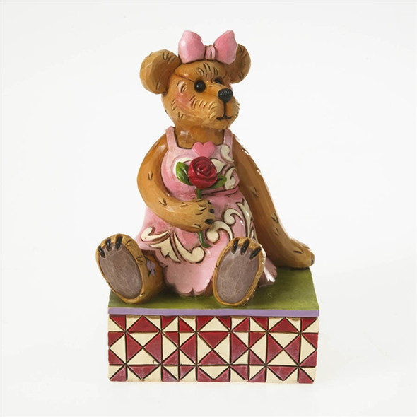 Valentine Bear with Rose - Boyds Figurine, 4026265