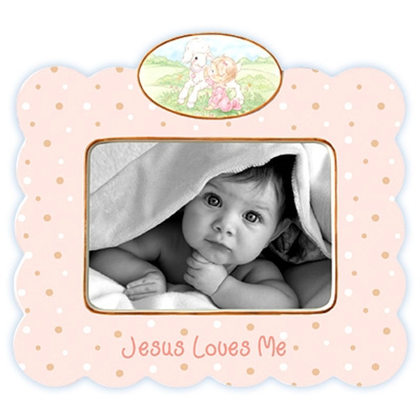 Jesus Loves Me (Girl) Photo Frame - Precious Moments