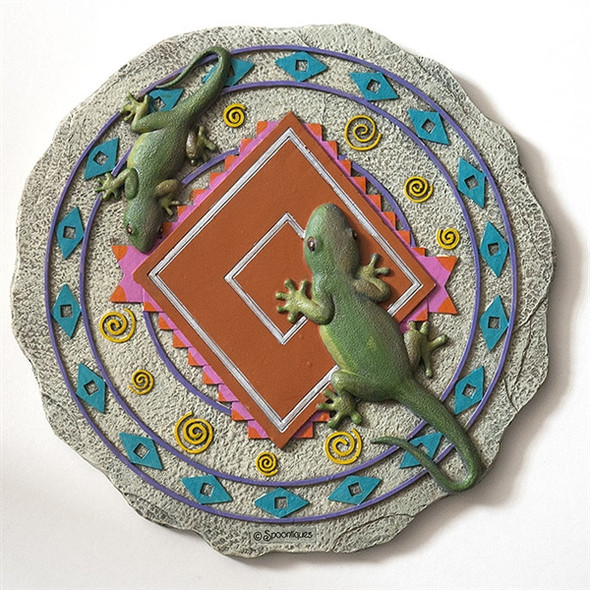 Gecko - Spoontiques Stepping Stone / Wall Plaque, 5094