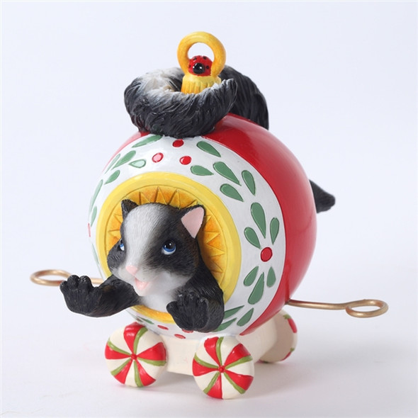 Your Laughter Decorates The Season', Charming Tails Skunk Figurine, 4027654