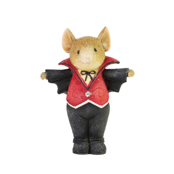 Tails with Heart Halloween Vampire Mouse Figurine, 6009242.