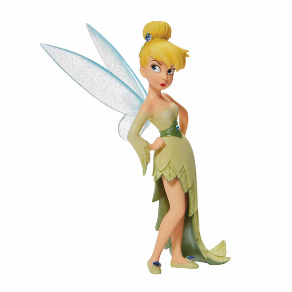 Front view of Disney Showcase Couture de Force Pouting  Tinker Bell Figurine, 6009028.
