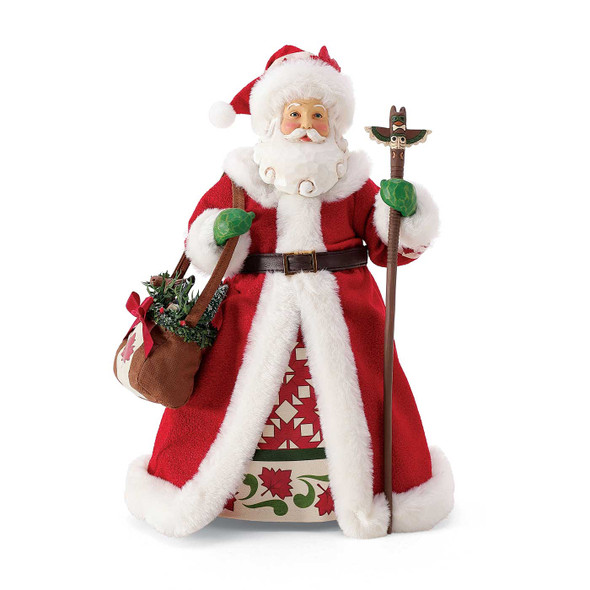 Front view of Possible Dreams Canadian Santa by Jim Shore, 6009866.