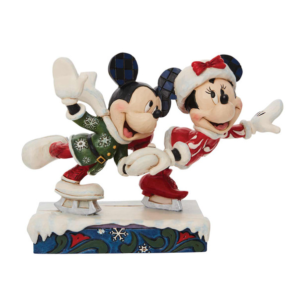 Disney Traditions Mickey & Minnie Christmas Countdown Block