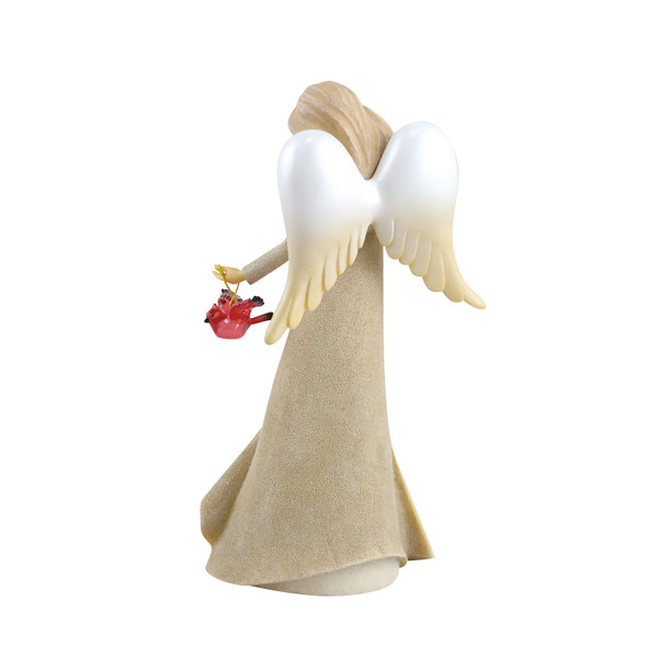 Back view of the Foundations Expressions Always Near Angel Figurine, 6011714.