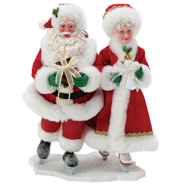 Possible Dreams Gingerbread Santa and Mrs. Claus 10.5-inch