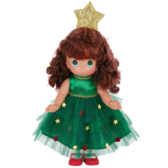 Precious Moments Girl in Christmas Tree Dress 12in Doll – 'Tree-Mendously Precious – 4796 Precious Moments Girl in Christmas Tree Dress 12in Doll – 'Tree-Mendously Precious – 4796
