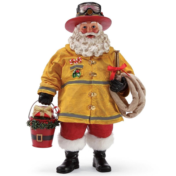 Possible Dreams 'Bucket Brigade' Santa Fireman Christmas Figurine – Department 56 – 6003443 Possible Dreams 'Bucket Brigade' Santa Fireman Christmas Figurine – Department 56 – 6003443