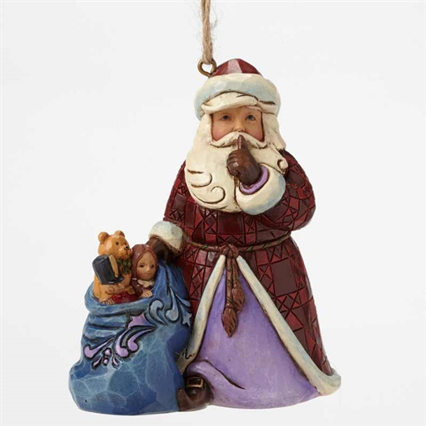 Heartwood Creek Santa with Bag of Toys Ornament by Jim Shore 4049405