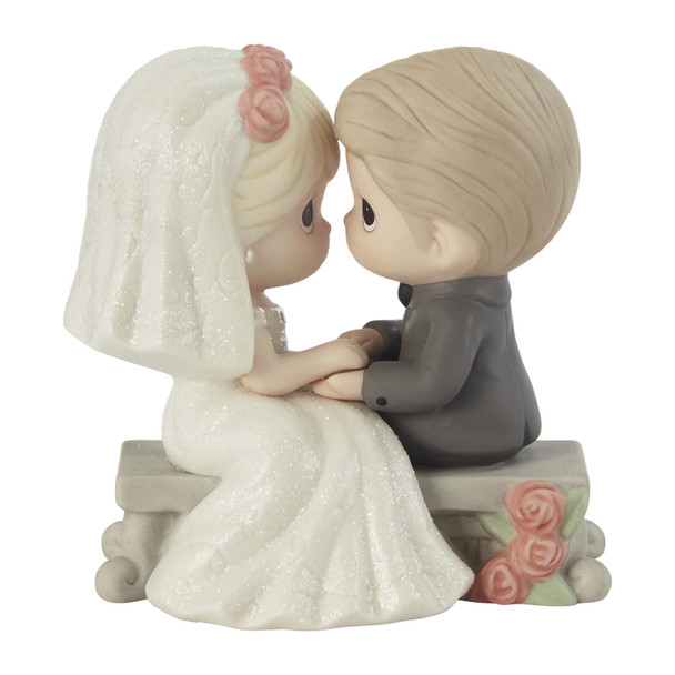 Front view of Precious Moments Youre My Always Wedding Figurine, 212005.