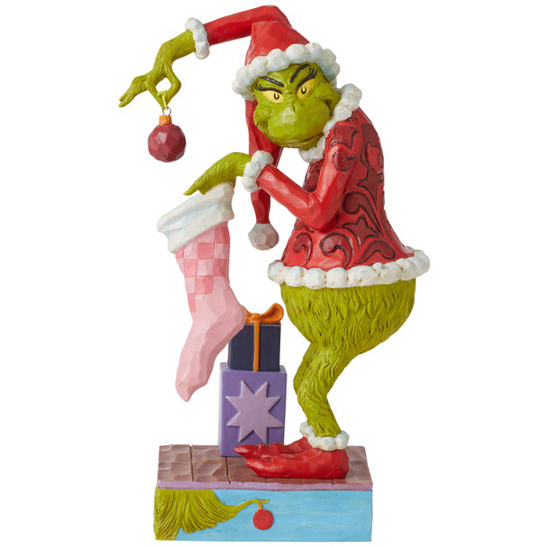 Dr. Seuss Grinch Stealing Christmas Ornament Figurine by Jim Shore