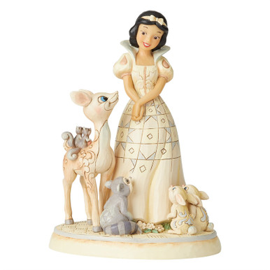 Disney Traditions White Woodland Snow White Figurine by Jim Shore