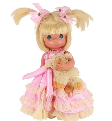 Precious Moments 12 Inch Doll Pretty in Pigtails Blonde | 6677