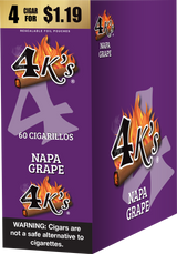 Good Times 4Ks Cigarillos Napa Grape Box