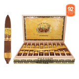 AJ Fernandez New World Dorado Figurado open box and stick