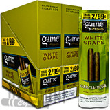 Game Cigarillos White Grape 2 for $0.99 Upright & Foilpack