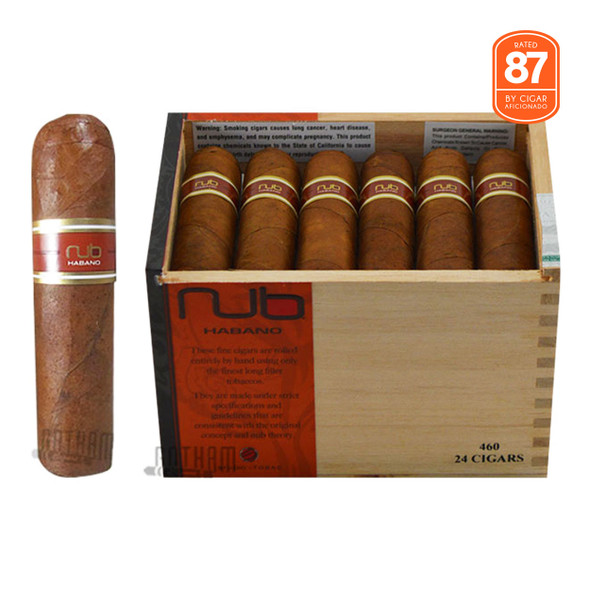 Nub Habano 460 open box and stick