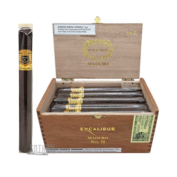 Hoyo de Monterrey Excalibur No. II Maduro box with single stick