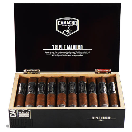 Camacho Triple Maduro Gordo open box 