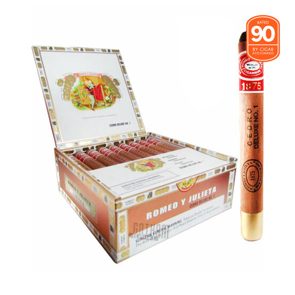 Romeo Y Julieta 1875 Cedro Deluxe No.1 Box & Stick