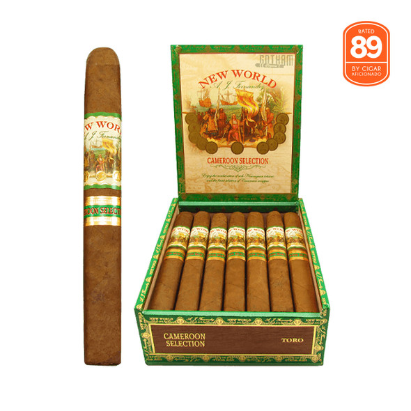 AJ Fernando New World Cameroon Toro Open Box and Stick
