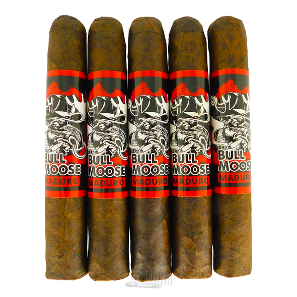 Chillin Moose Bull Moose Maduro Gigante 5 Pack
