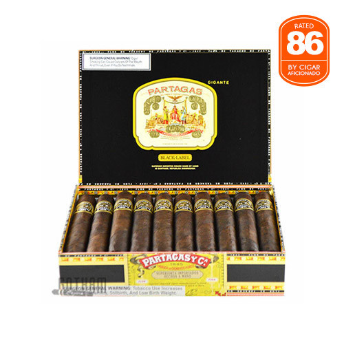 Partagas Black Label Gigante box and stick
