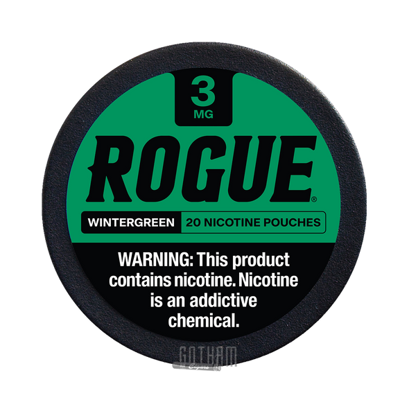 Rogue Nicotine Pouche 3mg: Wintergreen Can